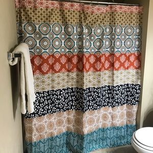 Boho Print Shower Curtain